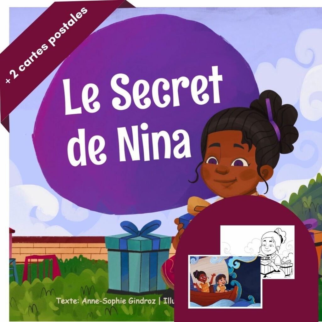 Le Secret de Nina et deux cartes postales